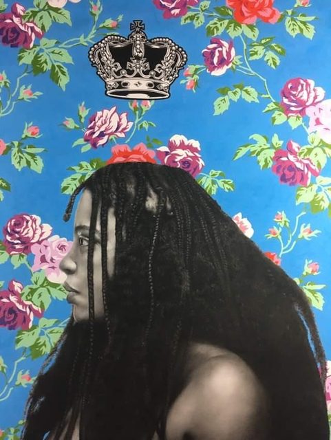 Flower Queen by Michael Gibson — Pencil on paper