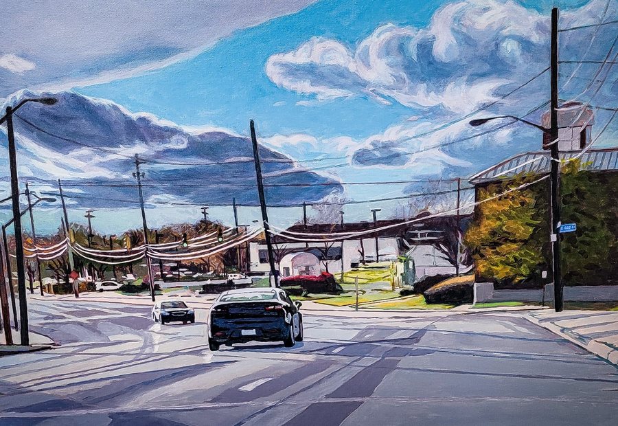 Northside by David Buttram — Oil on canvas