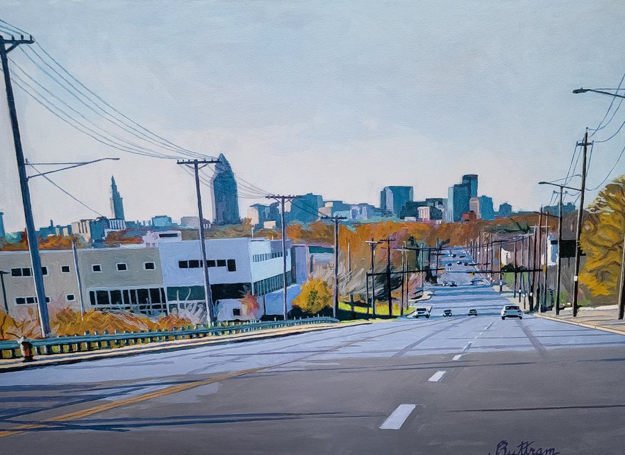 Kinsman Bridge by David Buttram — Oil on canvas