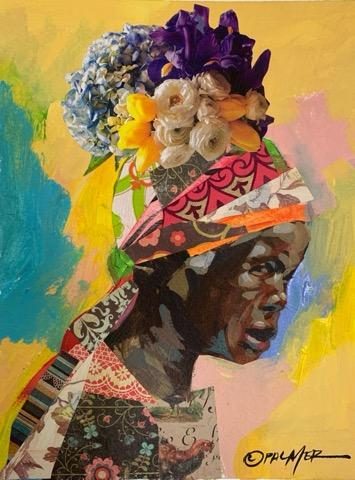 Bloom by Charly Palmer — Acrylic on paper