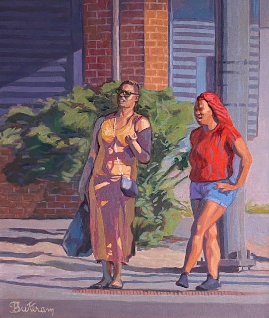 Crosswalk by David Buttram — Oil on canvas