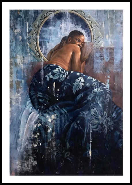 Solitude I by Osimeh Godstand Ederibhalo — Oil on Canvas