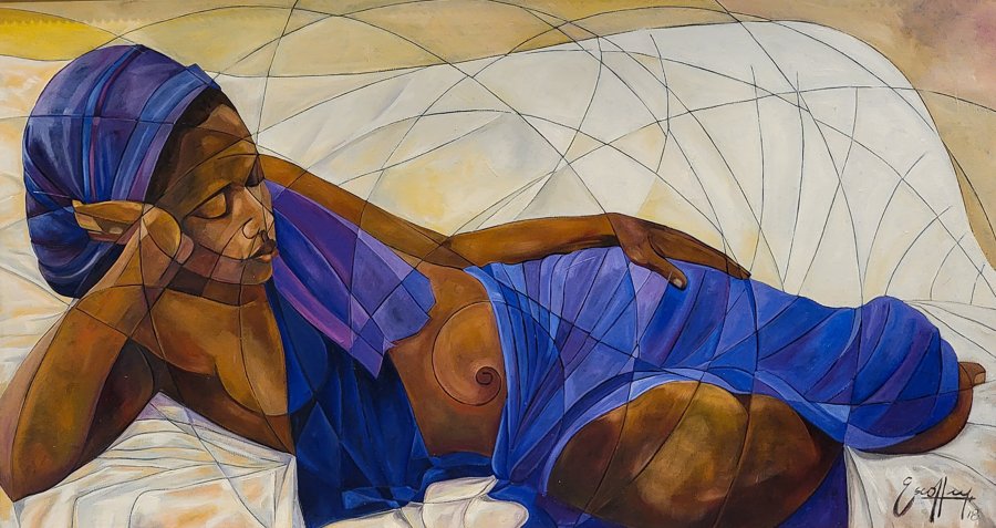 Reflections #3 by Michael Escoffery — Oil on canvas