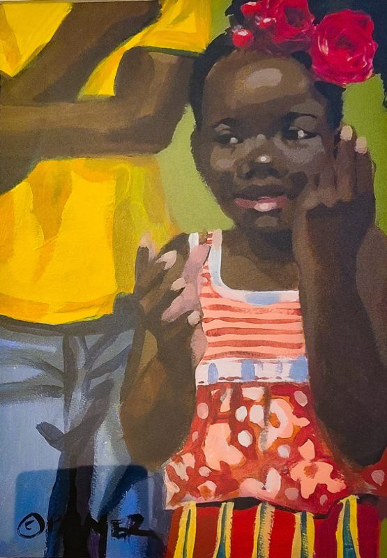 Three by Charly Palmer — Acrylic on paper