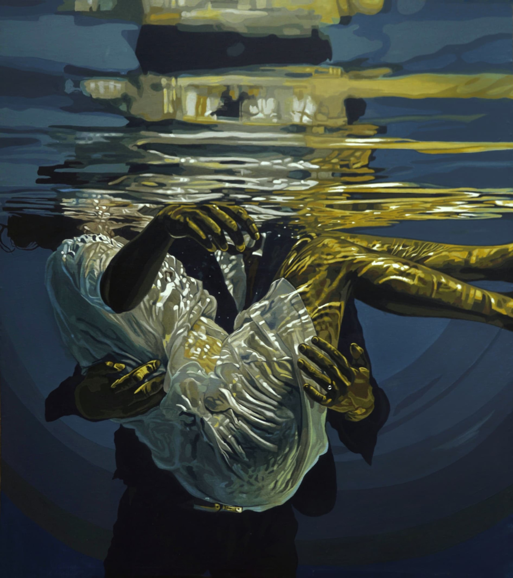 Carried Through the Water by Tim Light — Oil on canvas