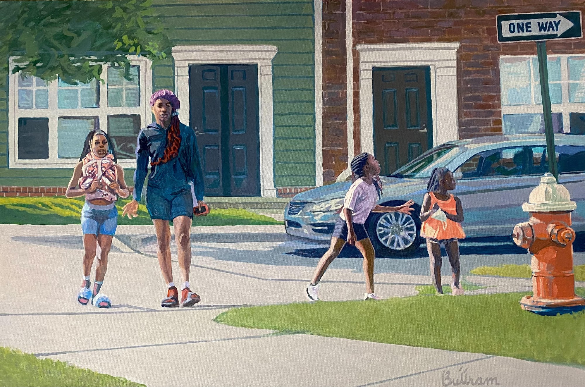 One Way by David Buttram — Oil on canvas