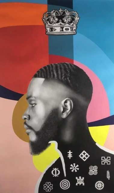 Symbols Of A Black Man by Michael Gibson — Pencil on paper