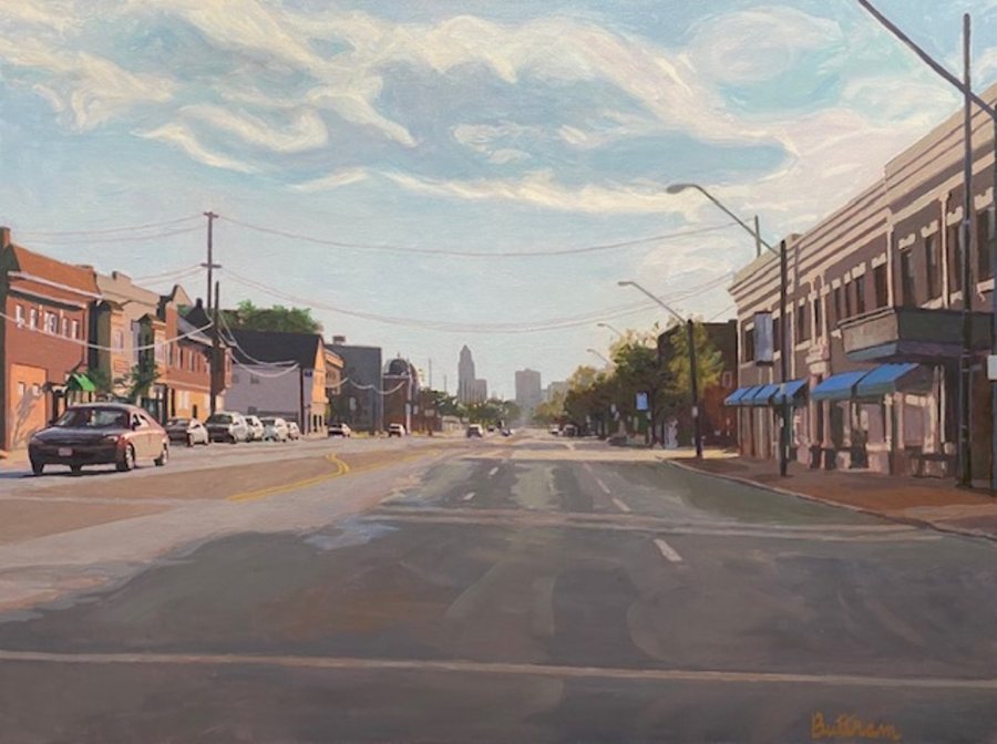St. Clair Ave. by David Buttram — Oil on canvas