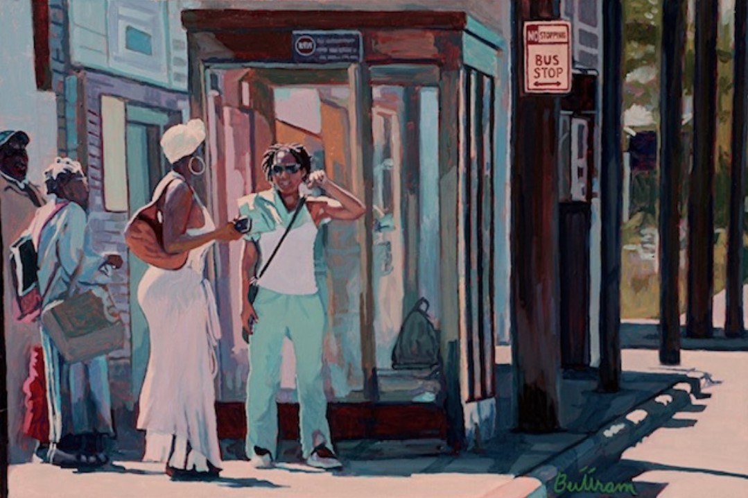 Mrs.Brown by David Buttram — Oil on canvas