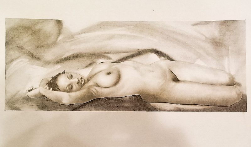 Nude by Michael Gibson — Pencil