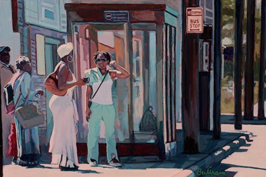 Mrs.Brown by David Buttram — Oil on canvas