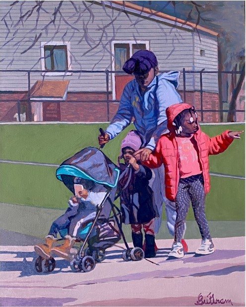 Big Sister by David Buttram — Oil on canvas