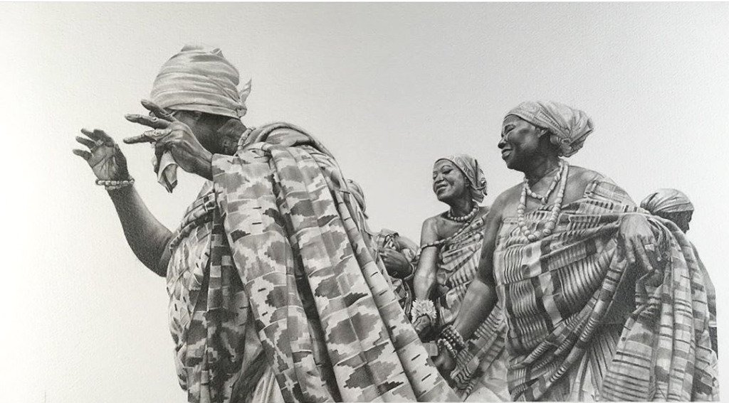 Queen Mother's Dance by Michael Gibson — Pencil