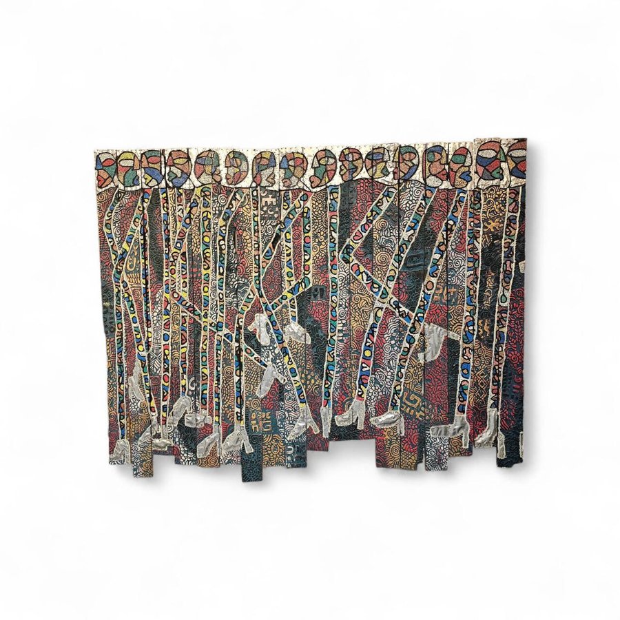We Stand as One by Samuel Alfa — Mixed Media on Wood