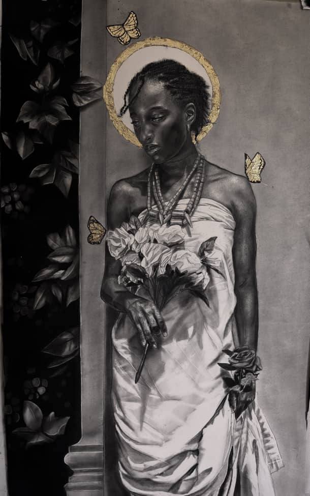 Chinelo's First Dance by Austen Amaefule — Mixed Media
