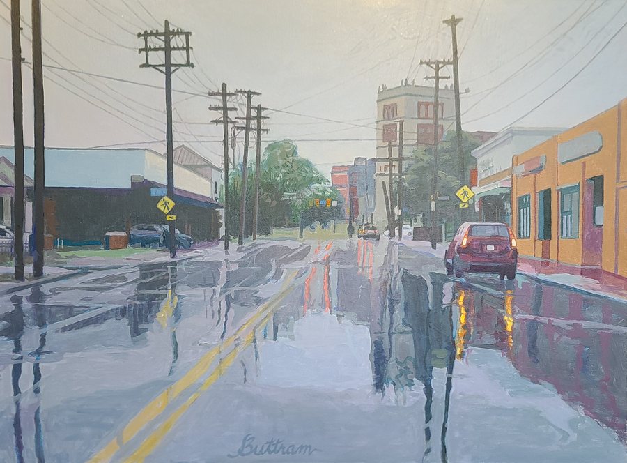 Five Points by David Buttram — Oil on canvas