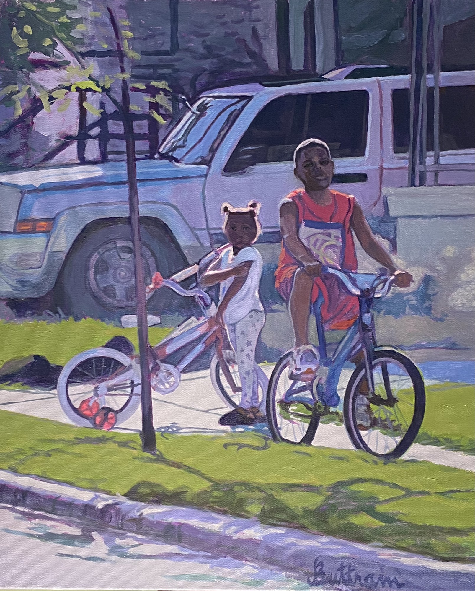 Baby Sister by David Buttram — Oil on canvas