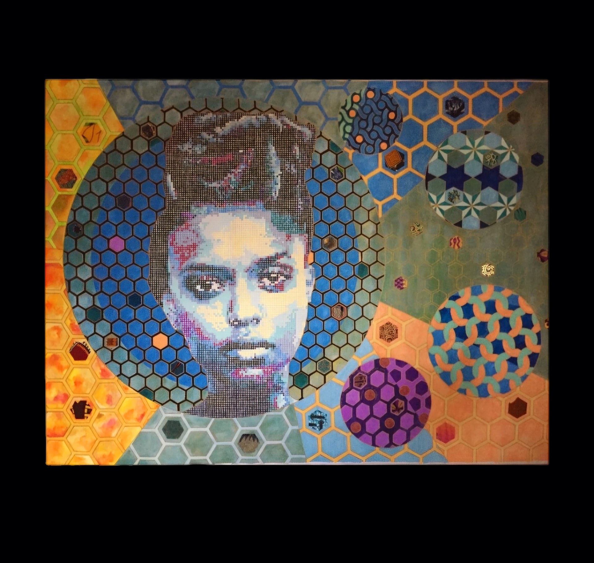 A Magic Journey by Beatrice Lebreton — Mixed media on canvas