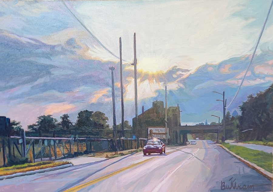 Sun by David Buttram — Oil on canvas