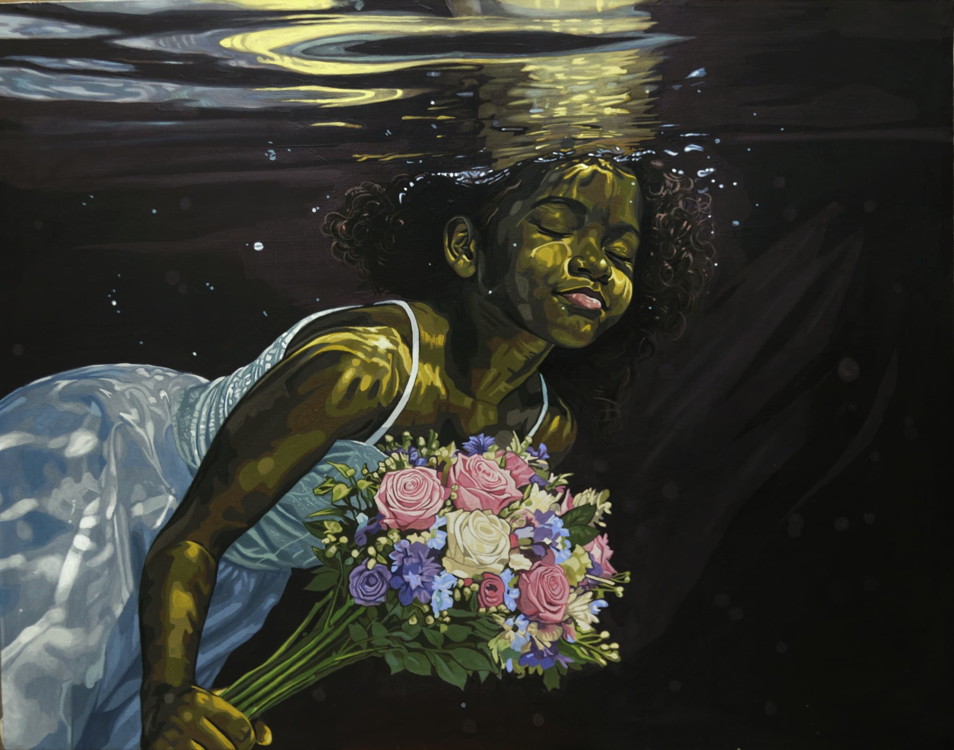 Held by Grace by Tim Light — Oil on canvas