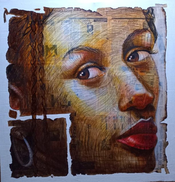 Sweet Glimpse by Abdulrazaq Ahmed — Mixed Media