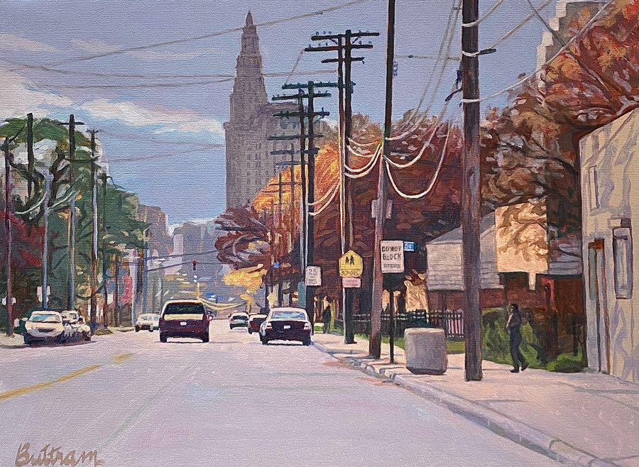 Central by David Buttram — Oil on canvas